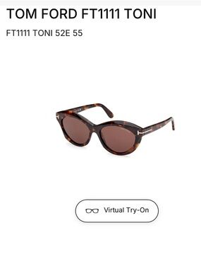 Tom Ford Cat-Eye Tortoiseshell Sunglasses with Gold Accents